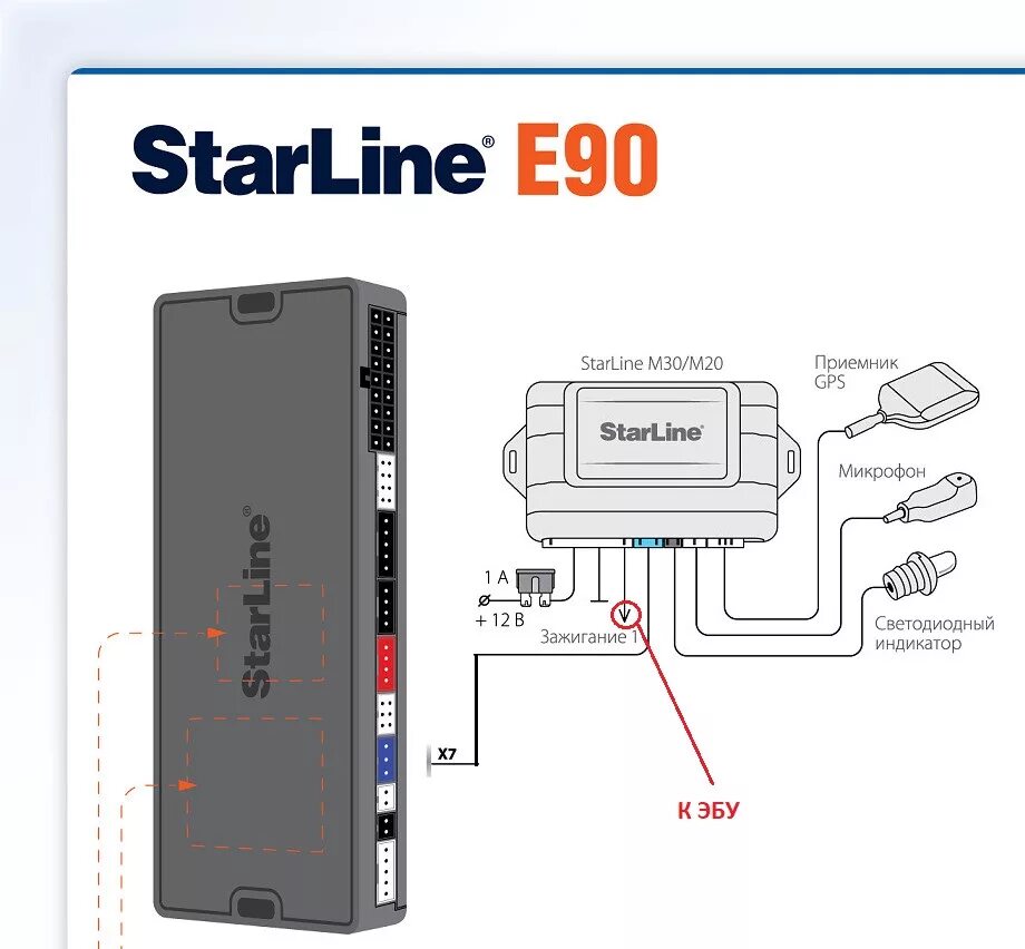 Подключение старлайн е90 Игры в автоэлектрика. StarLine E90, ток утечки, часть вторая. - Lada Калина 2 хэ