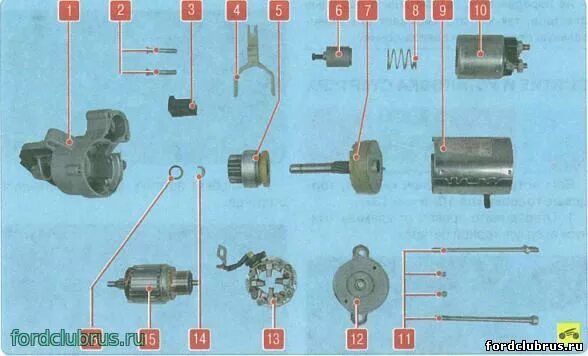 Подключение стартера форд фокус 1 Стартер Форд Фокус 3