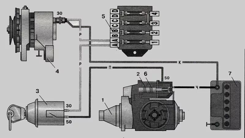 Подключение стартера генератора Очень нужна помощь - Lada 21011, 1,3 л, 1980 года своими руками DRIVE2