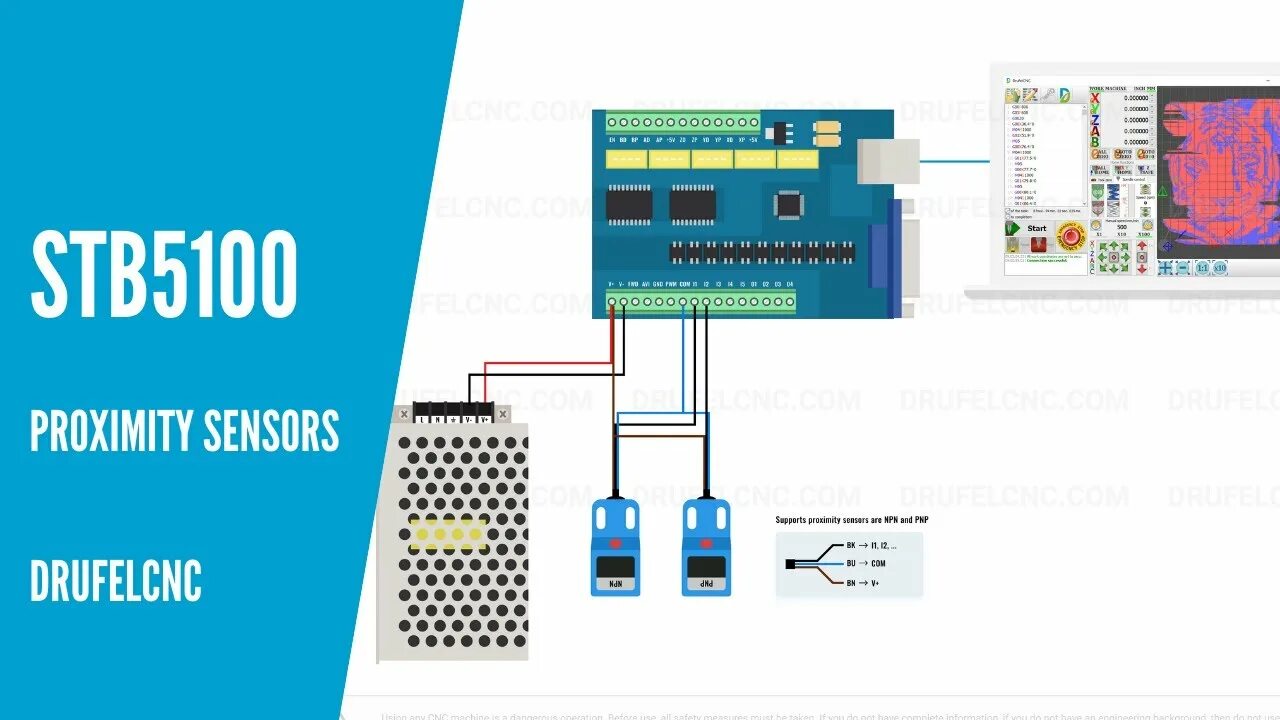 Подключение stb устройства Connection diagram for STB5100 and proximity sensors - YouTube