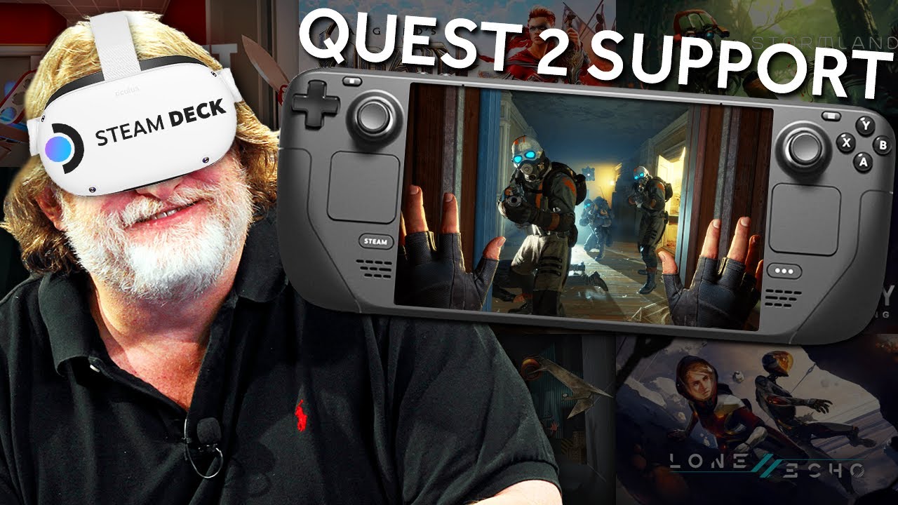 Подключение steamdeck к oculus quest 3 Steam Deck Oculus Quest Support CONFIRMED By Valve - YouTube