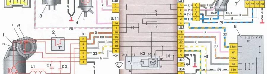 Подключение стеклоочистителя ваз 2109 Не работают дворники на ваз 2109 диагностика неисправности и ремонт замена реле 