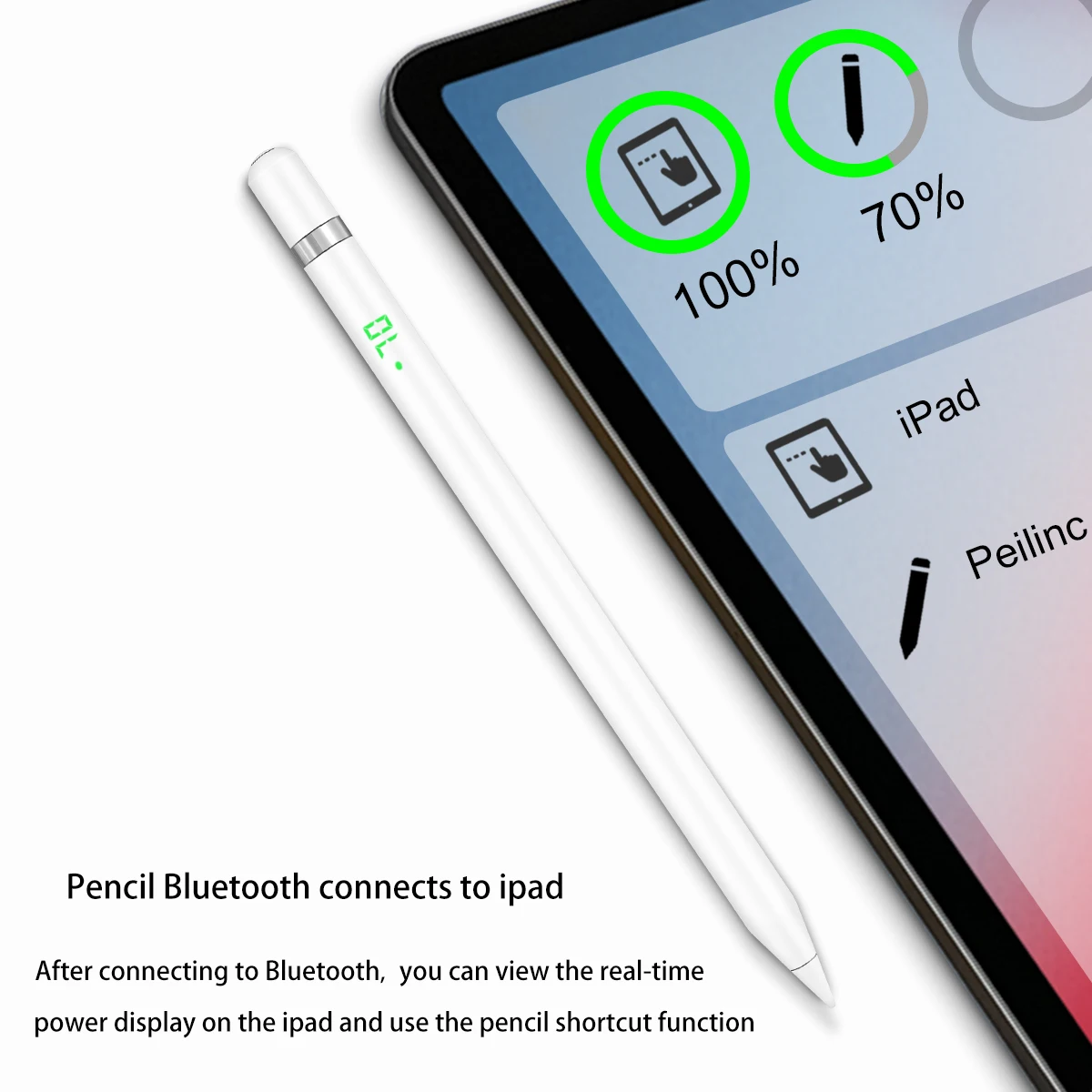 Подключение стилуса к телефону Для Apple Pencil 2 1 для iPad карандаш Bluetooth Стилус ручка светодиодный цифро