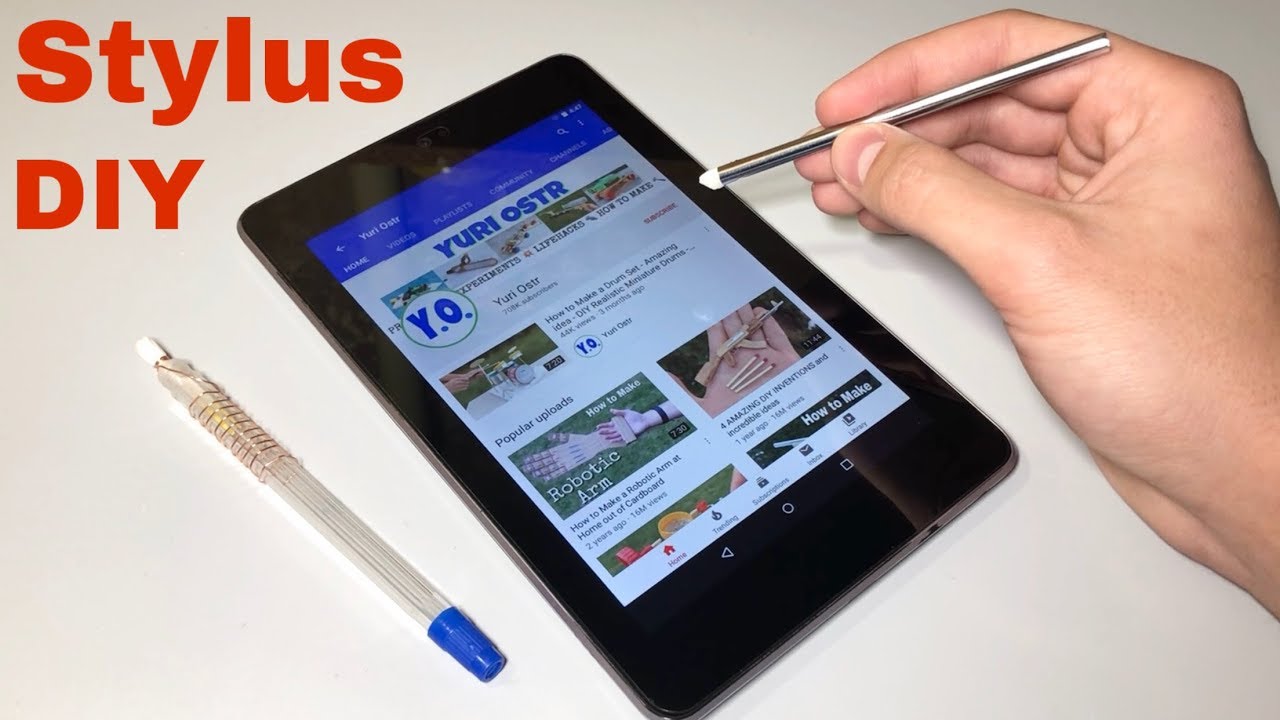 Подключение стилуса к телефону How to Make a Stylus 2 Simple Ways You Have Never Seen Before - YouTube