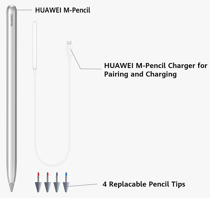 Подключение стилуса к телефону Huawei M-Pencil Package Silver (204656944) - Osta.ee