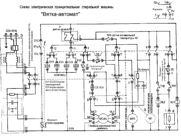 Подключение стиральной машины вятка автомат Ответы Mail.ru: Электрики! Как подключить электродвигатель от СМ Вятка автомат 1