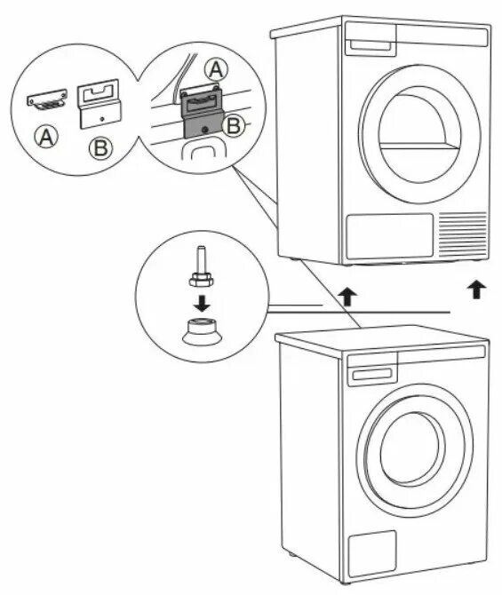 Подключение стиральных машин hansa Сушильная машина Asko T208H.W, белый - купить в интернет-магазине по низкой цене