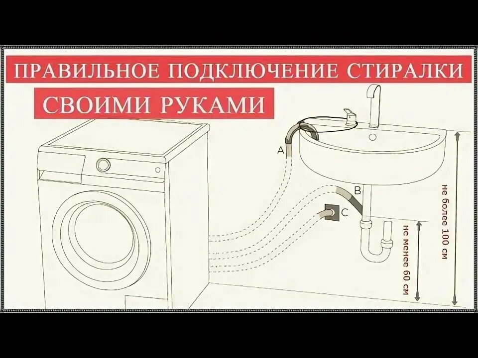 Подключение стиральных машин новосибирск Как подключить СТИРАЛЬНУЮ МАШИНУ самостоятельно, разбираем нюансы / How to conne