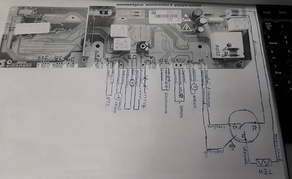 Подключение стиральных машин vestel СМА Vestel АWM 840 S, нужна схема подкл . переферии к модулю - Ремонт стиральной