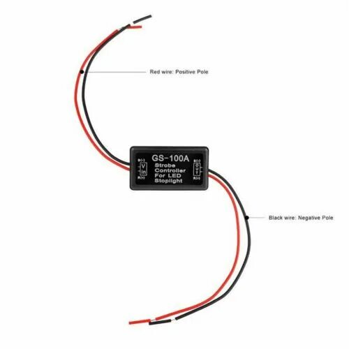 Подключение строб контроллера в задний ход Universal third Brake light Stop Light Pulsing Strobe Flashing Module Controller