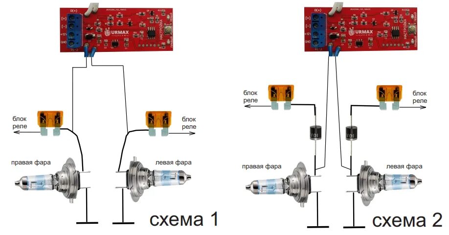 Подключение строб контроллера в задний ход Легальные стробоскопы - URMAX - SYSTEMS