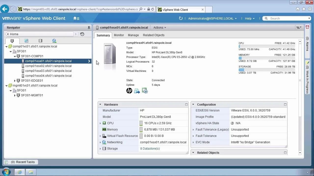 Подключение sun ray 3 к vmware VMware Validated Design for SDDC - Software-Defined Storage Demo - YouTube