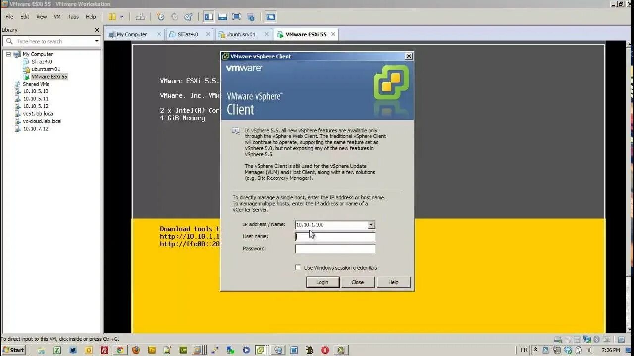 Подключение sun ray 3 к vmware Installation of ESXi 5.5 in VMware Workstation - YouTube