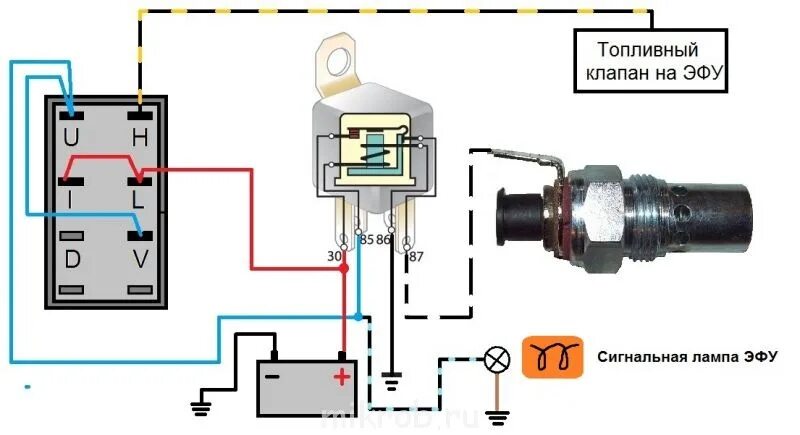 Подключение свечей накала через кнопку схема Свеча накала - Iveco Daily (2G), 2,5 л, 1992 года электроника DRIVE2