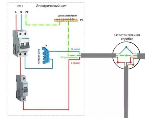 Подключение света через автоматы Схема подключения трехклавишного выключателя с розеткой фото, видео - 38rosta.ru