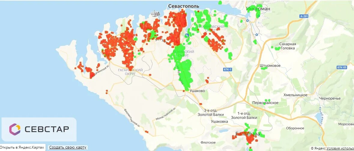 Подключение света севастополь Part of Sevastopol was left without electricity. According to the map " Sevstar,