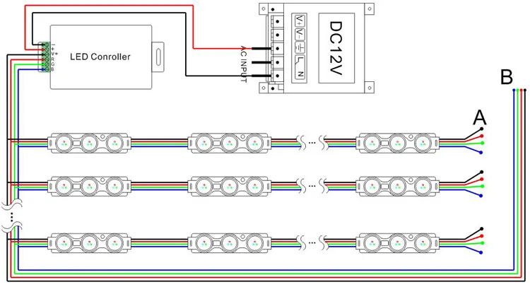 Подключение светодиодного провода Outdoor Montage Ce & Rohs Led-modul Für Optische Shop Schild - Buy Led-modul Rgb