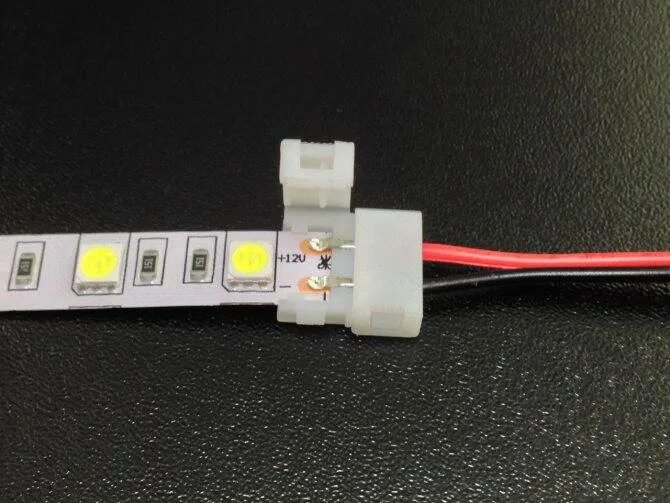 Подключение светодиодной ленты без пайки Светодиодная лента USB: как подключить LED подсветку от компьютера