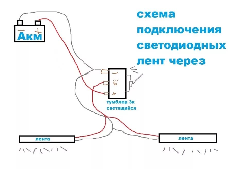 Подключение светодиодной ленты через кнопку Подсветка ног - KIA Ceed (1G), 1,6 л, 2008 года тюнинг DRIVE2