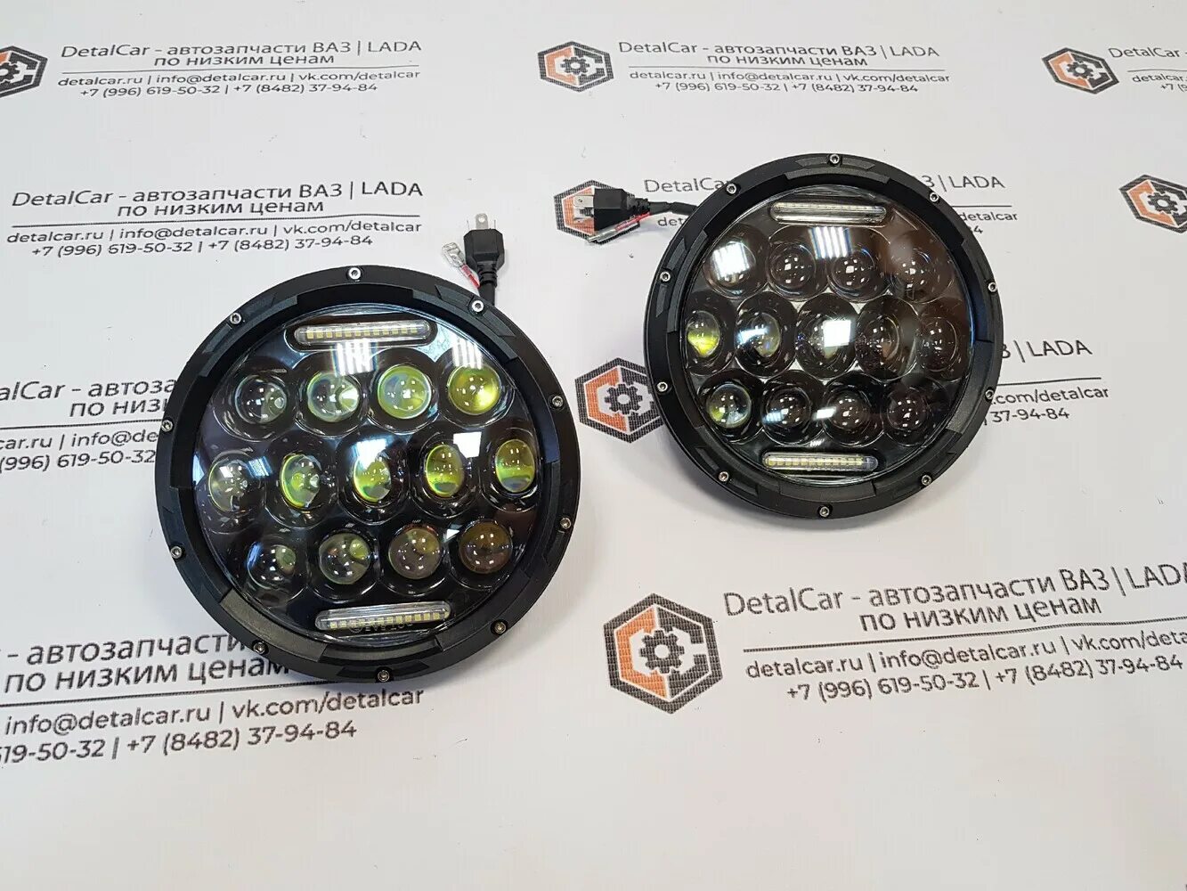 Подключение светодиодных фар на ниву КОМПЛЕКТ LED ФАР НИВА 4Х4 R80 - купить по цене 4 400 руб. в интернет-магазине De