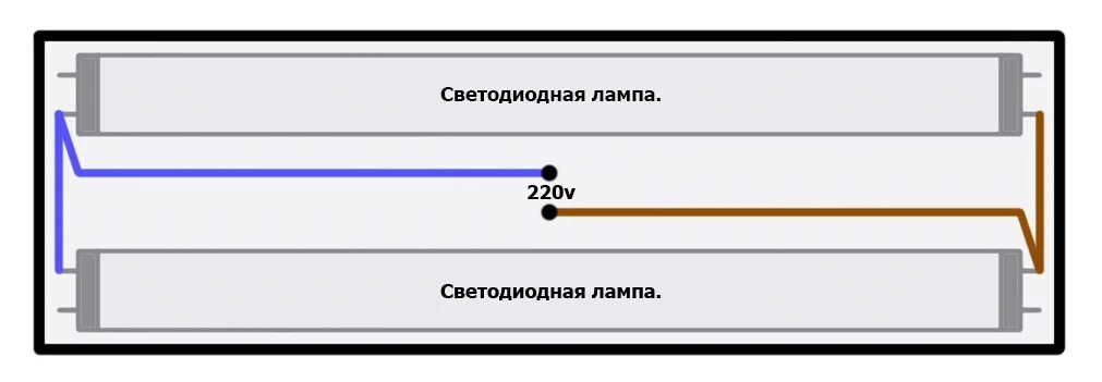 Подключение светодиодных ламп дневного света Да будет свет и перерезал. - Сообщество "Оснащение Гаража и Инструмент" на DRIVE