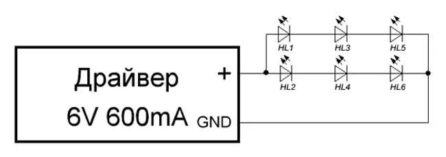 Подключение светодиодов без драйвера Схема светодиодной лампы: устройство