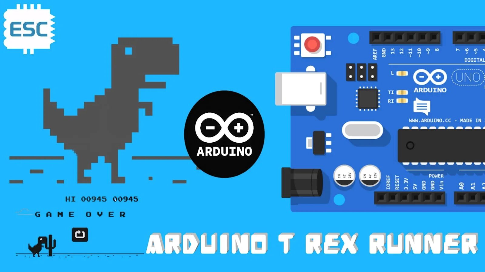 Подключение t rex 2 Automatic Google T Rex Game Controller Using Arduino - Arduino Project Hub