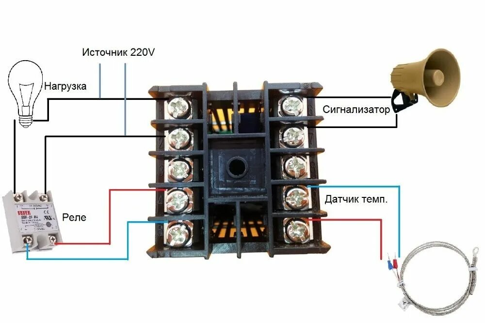 Подключение t rex 2 Контроллер печи полимеризации REX C100 порошковой краски до 400 С: 9 800 тг. - Ы