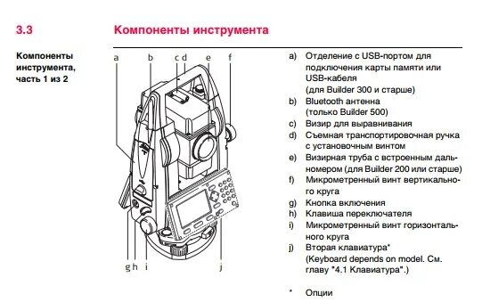 Подключение тахеометра к андроид устройству Инструкция пользователя для тахеометра Leica серий Builder