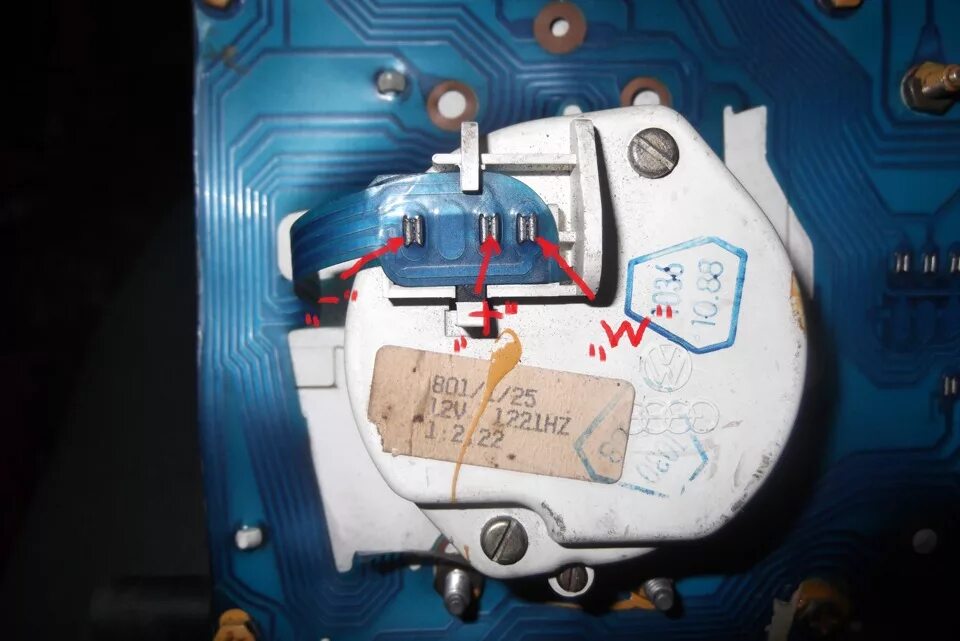 Подключение тахометра дизельный двигатель Подключение дизельного тахометра - Volkswagen Jetta II, 1,6 л, 1985 года электро