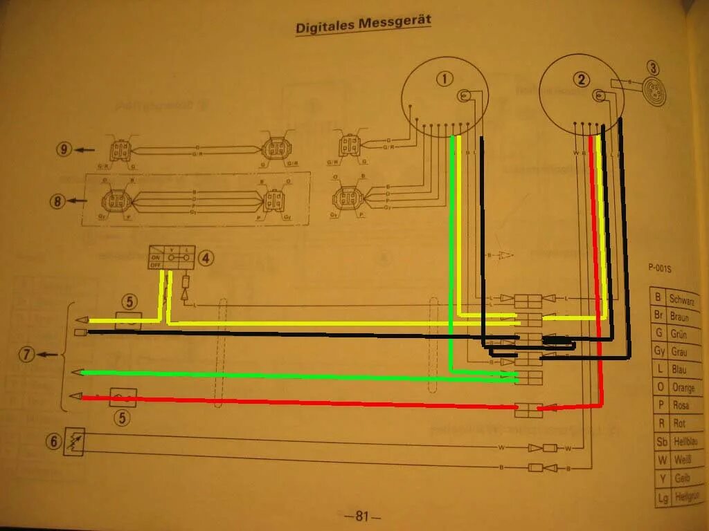 Подключение тахометра к машинке газ реверс Машинка ямаха 703 подключение проводов к тахометру фото АвтоБаза.ру