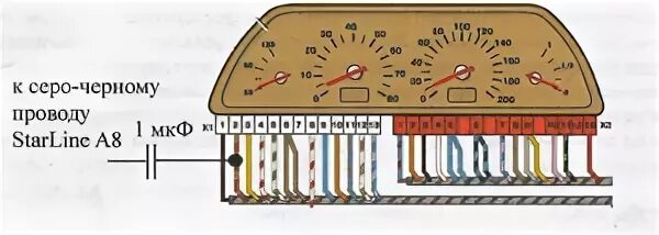 Подключение тахометра ваз 2114 Дополнительные рекомендации по подключению автосигнализаций с дистанционным запу