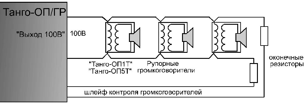 Подключение tango 2 5.2 Прибор управления системами оповещения типа со3 "Танго-пу/бп-2"