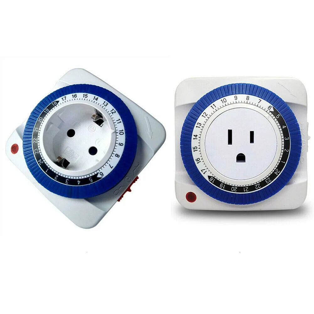 Подключение таймер розетки Outlet Mechanical Appliances OFF/ON Programmable Switch Timer Smart Socket Plug 