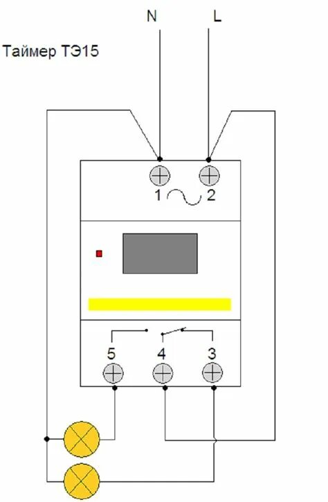 Подключение таймера света Tdm тэ15 - CormanStroy.ru