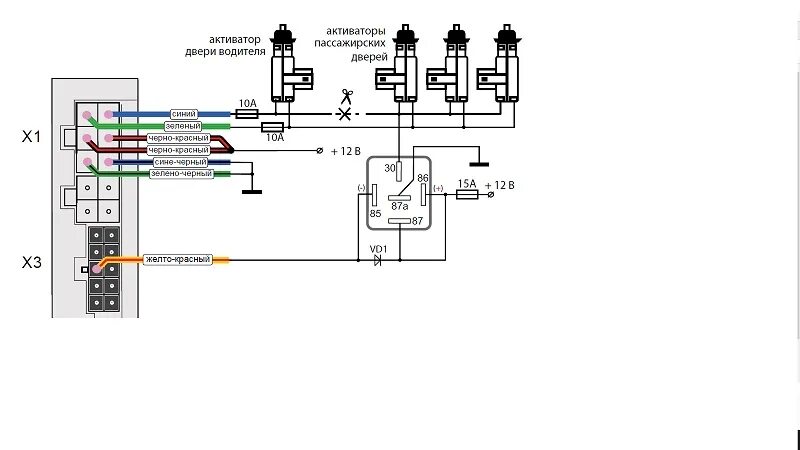 Подключение центр замка приора Самостоятельная установка StarLine A93 2can+2lin ECO - Страница 3 - Форум Шеврол