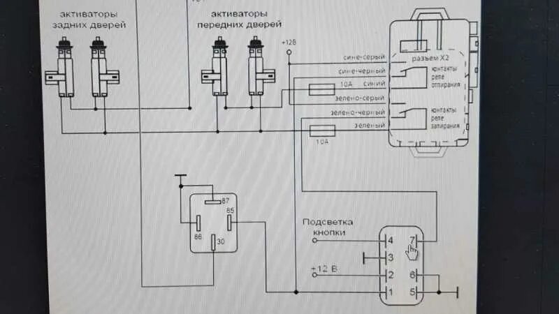 Подключение центрального замка калина 1 Лада гранта как работает центральный замок - фото - АвтоМастер Инфо