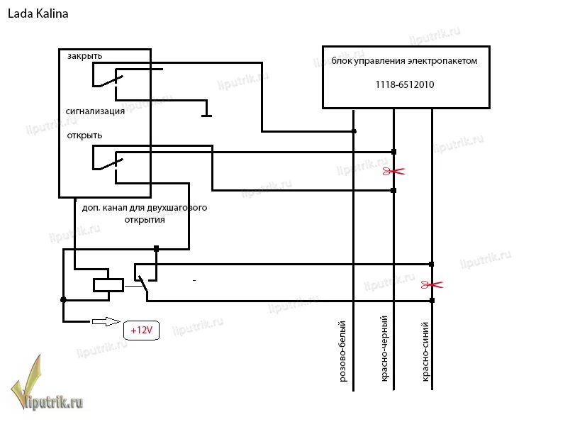 Подключение центрального замка лада калина liputrik.ru: Lada Kalina