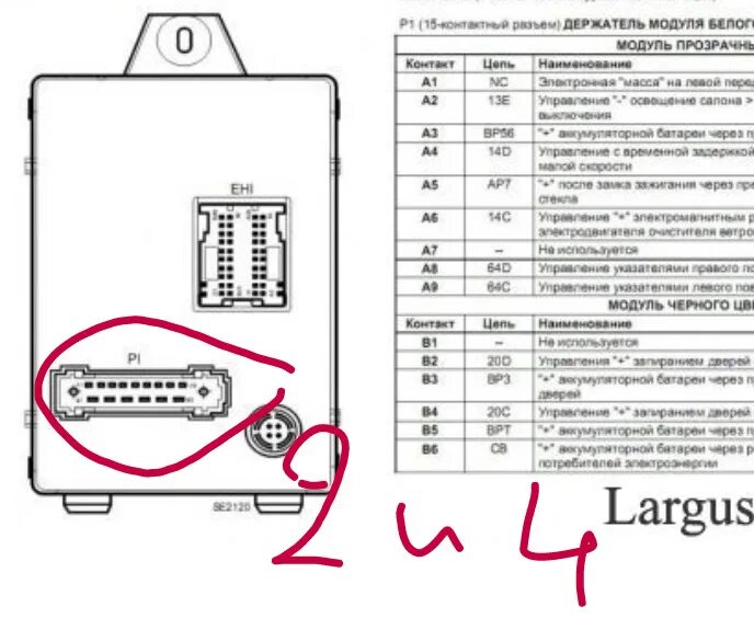 Подключение центрального замка на ларгус Помогите?! Не работае кнопка цз в салоне - Lada Ларгус, 1,6 л, 2013 года электро