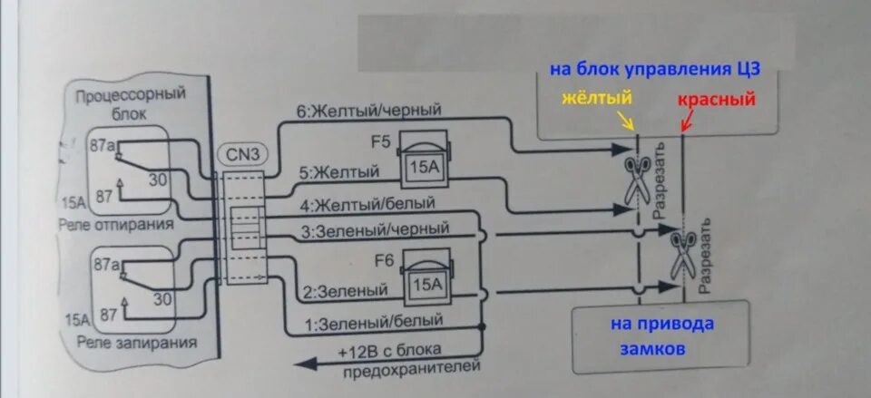 Подключение центрального замка нива Установка сигнализации StarLine A63 - Chevrolet Niva, 1,7 л, 2005 года электрони