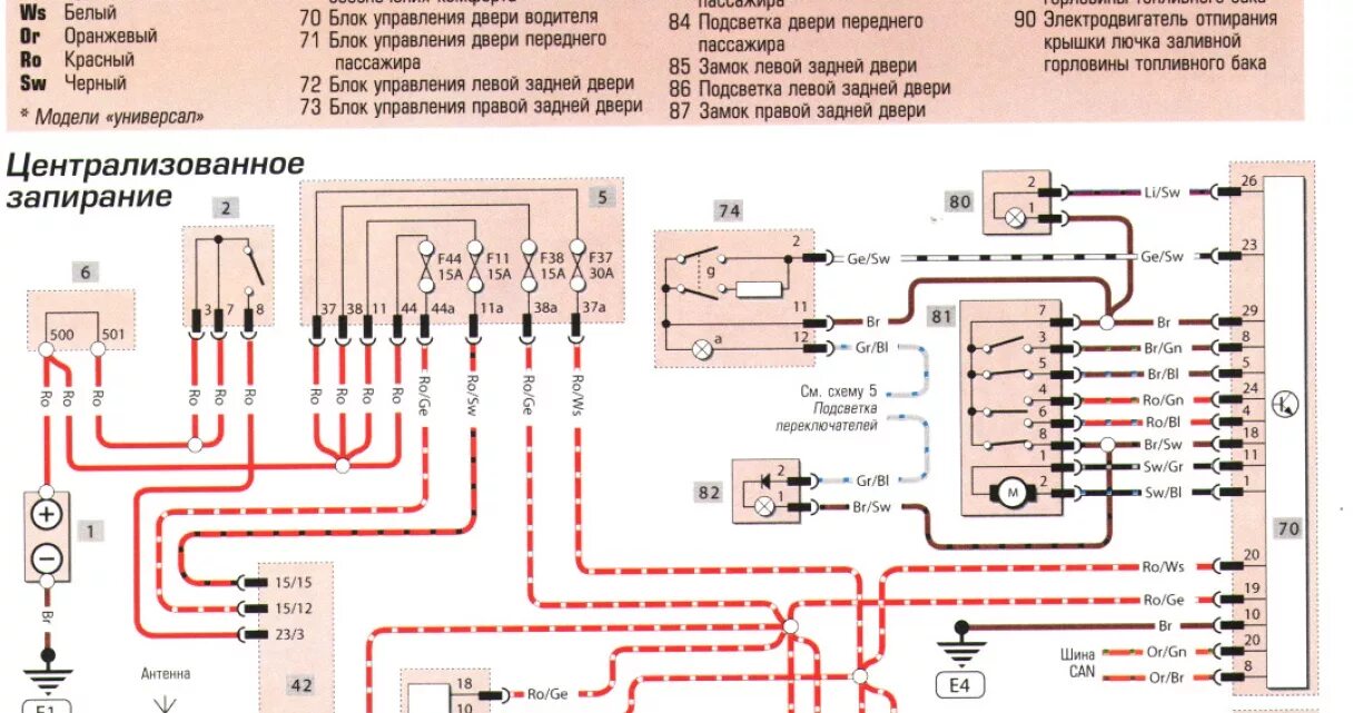 Подключение центрального замка пассат б5 Контент - Страница 90 - Форум автомастеров carmasters.org