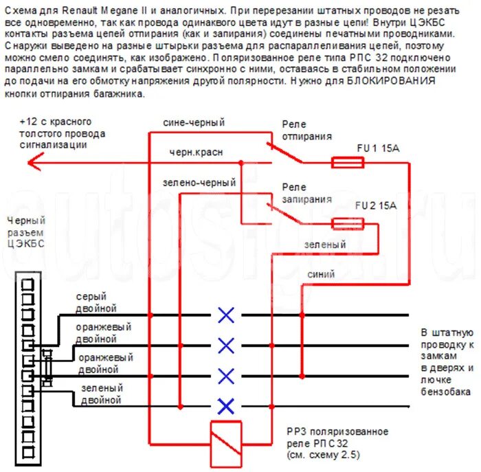 Подключение центрального замка рено Обезопасил машину - Renault Megane II, 1,6 л, 2006 года визит на сервис DRIVE2