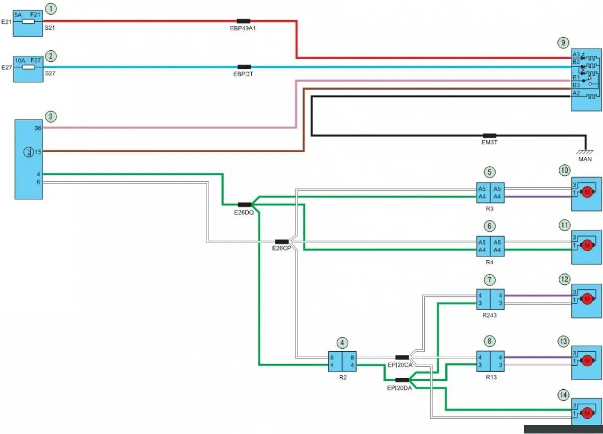 Подключение центрального замка рено логан Central lock scheme (Renault Symbol 2, 2008-2013, petrol) - "Electrical equipmen