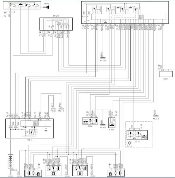 Подключение центрального замка ситроен берлинго 2 Схема центрального замка - Галереи пользователей - Ситроен Клуб