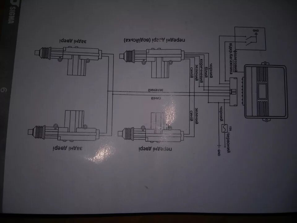 Подключение центрального замка скания Центральний замок SIGMA SM-R40 - DRIVE2