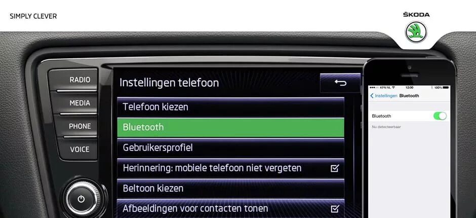Подключение телефона блютуз машине Советы по подключение Bluetooth к автомобилям ŠKODA и использование функций Hand