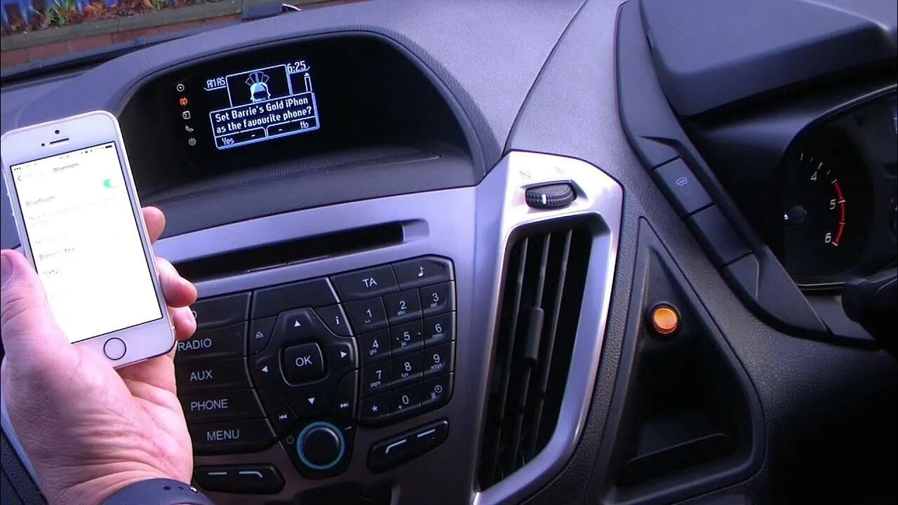 Подключение телефона форд транзит How to pair your iPhone to the Bluetooth system in a 2014 Ford Transit Custom Va