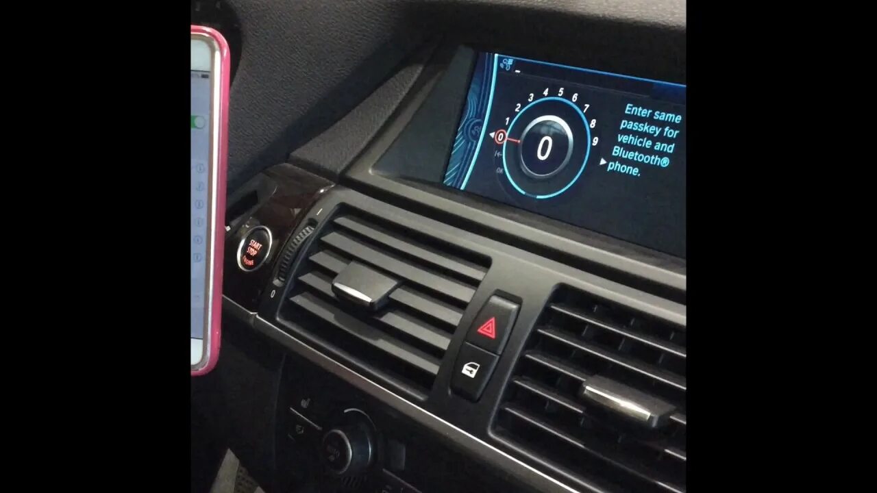 Подключение телефона к бмв How to connect Bluetooth to your 2013 BMW X6 with Navigation - YouTube