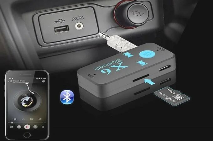 Подключение телефона к машине через usb Блютуз (Bluetooth) адаптер для автомагнитолы: USB, штатных, автомобиля, AUX, ЮСБ