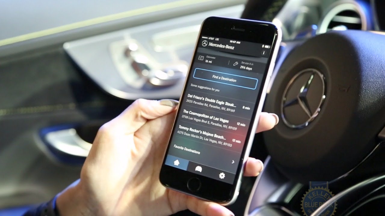 Подключение телефона к мерседес Mercedes-Benz Companion App - CES 2016 - YouTube